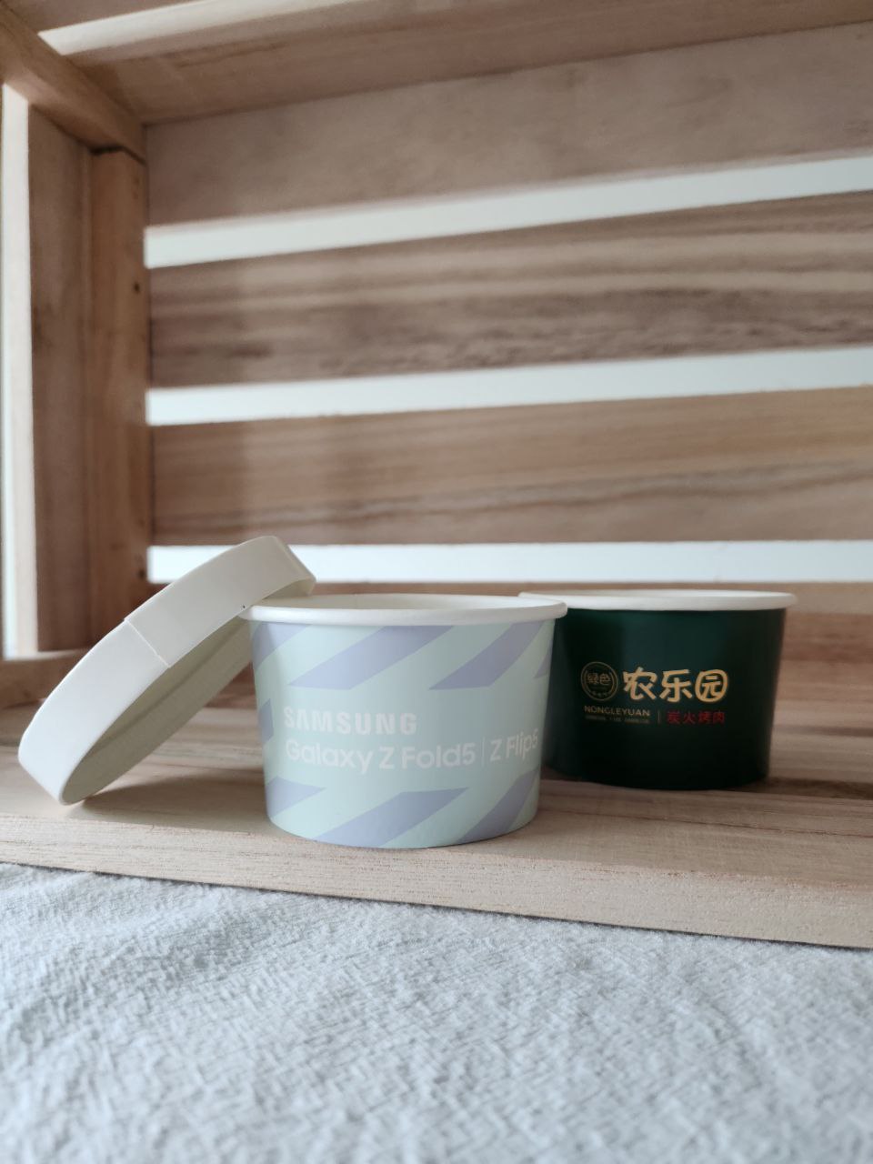 3.25OZ (120ML) WHITE ICE CREAM CUP