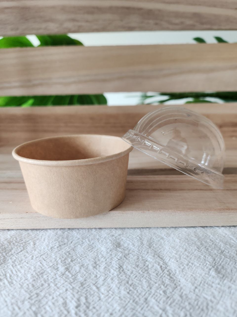 3OZ (100ML) WHITE ICE CREAM CUP