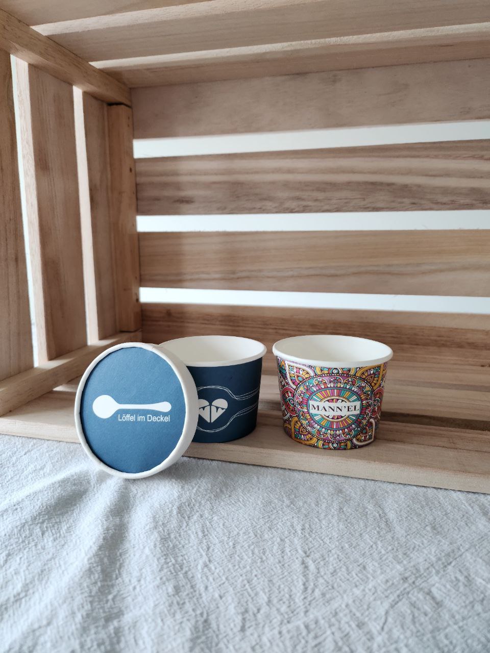 4OZ -A (150ML)WHITE ICE CREAM CUP