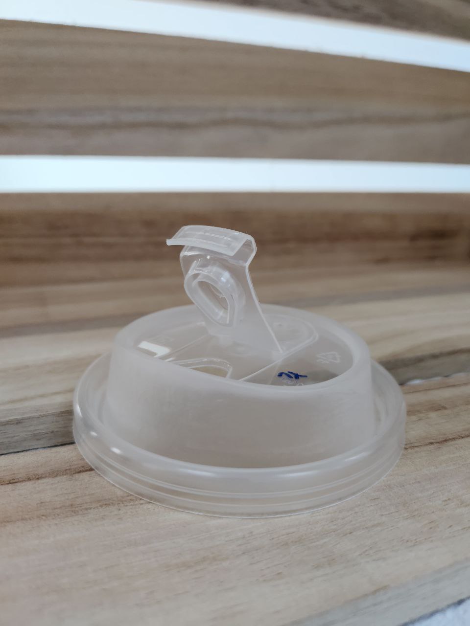 90MM PP INJECTION LID - CLEAR (A)