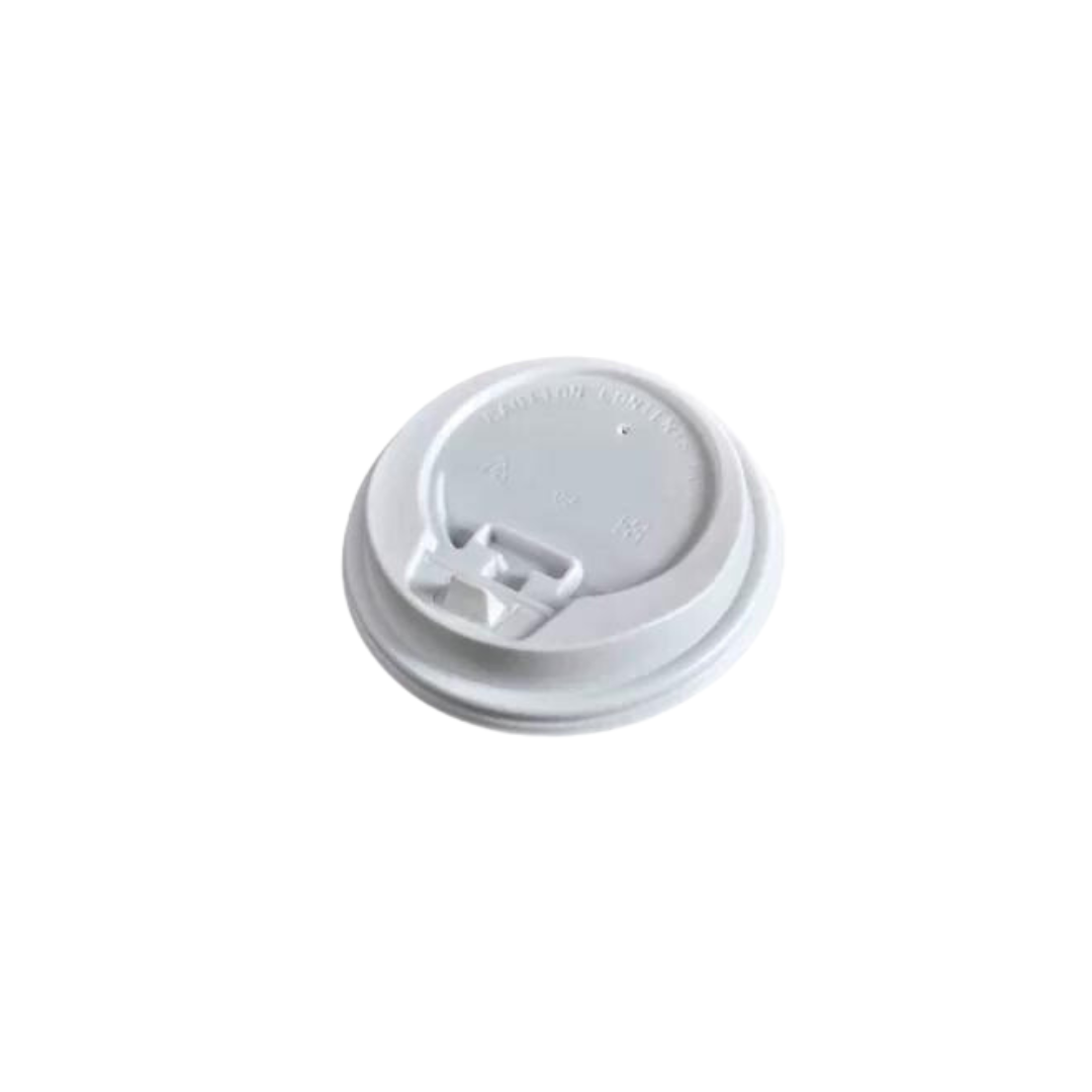 12OZ CLICK BACK LID - WHITE