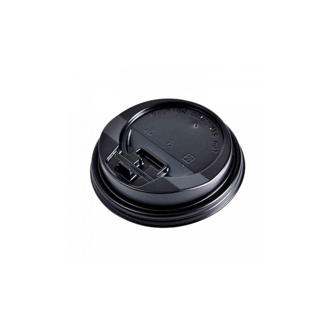 16OZ RECLOSABLE LID - BLACK