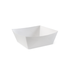 #7 SQUARE (POLY LINED) - WHITE