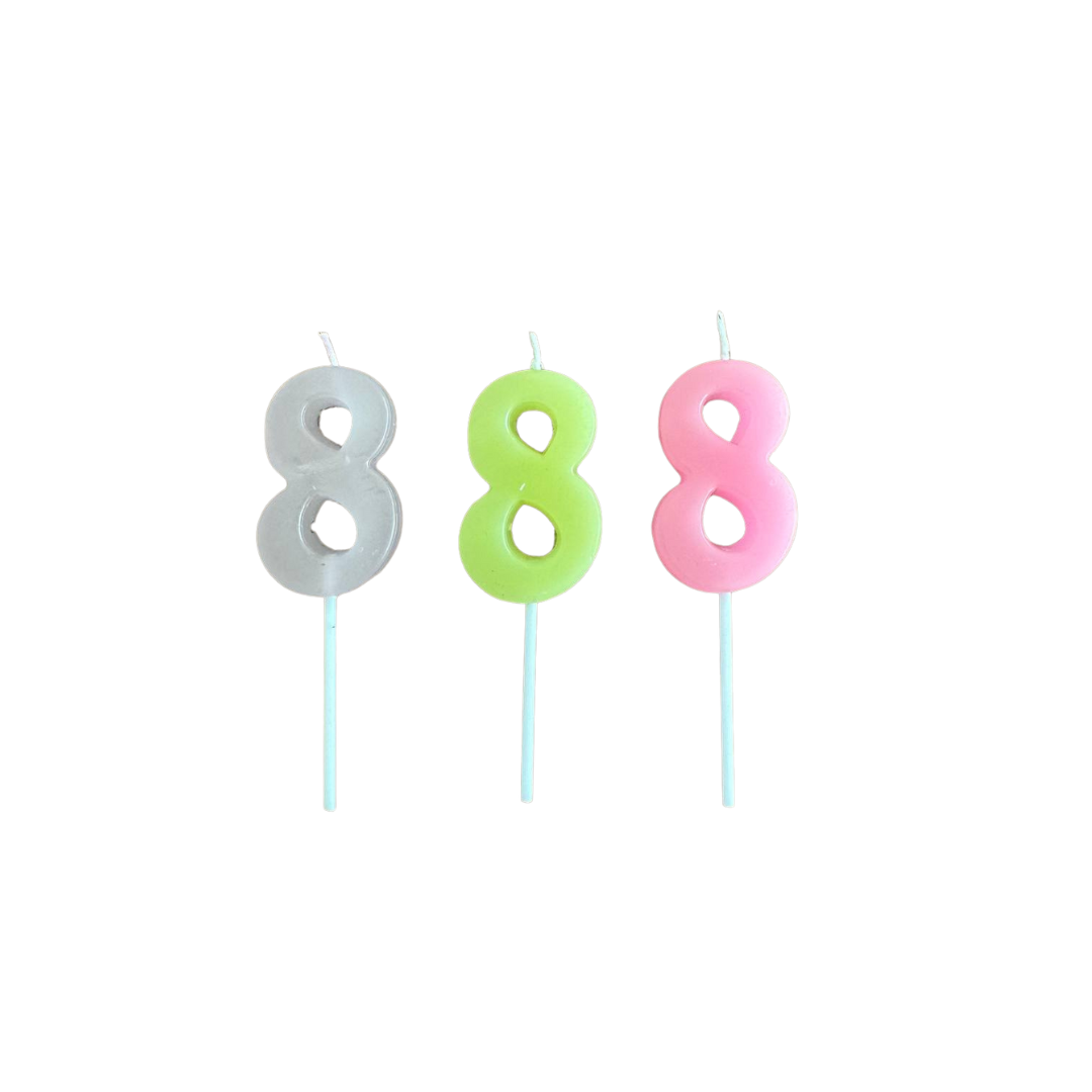 70mm Number Candle (8)
