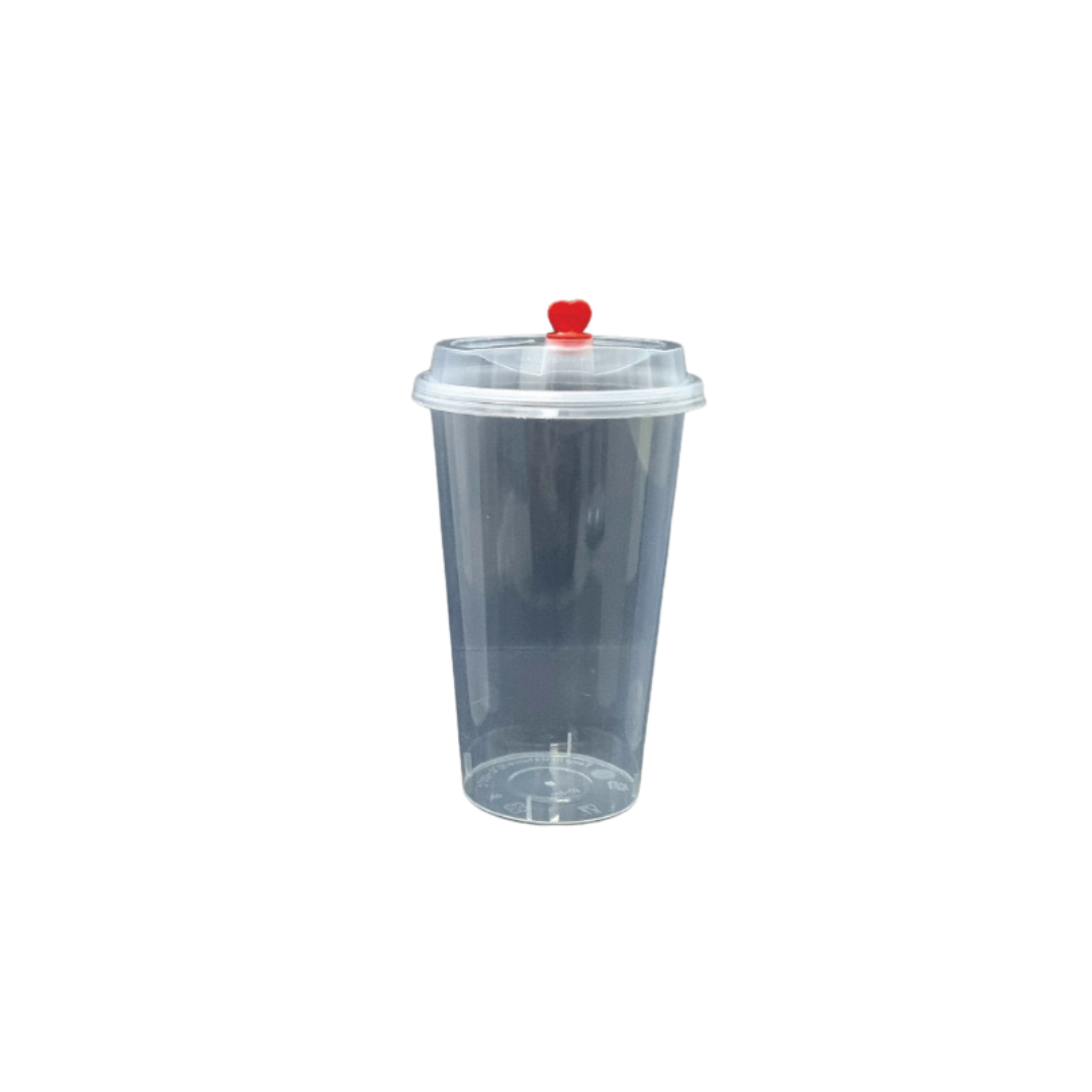 90-360C Round Injection Cup - Transparent