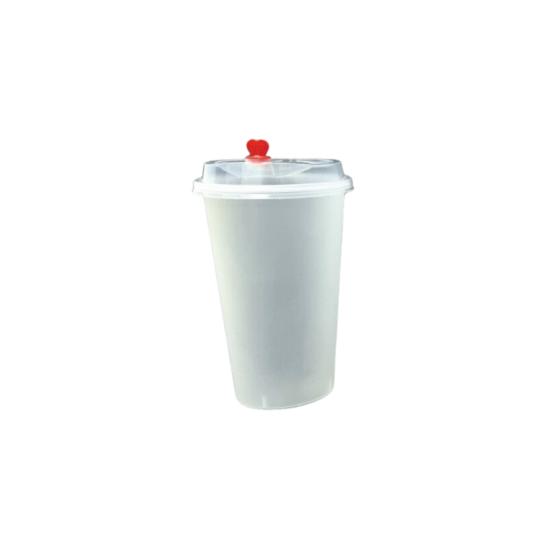 90-360F Round Injection Cup - Frosted