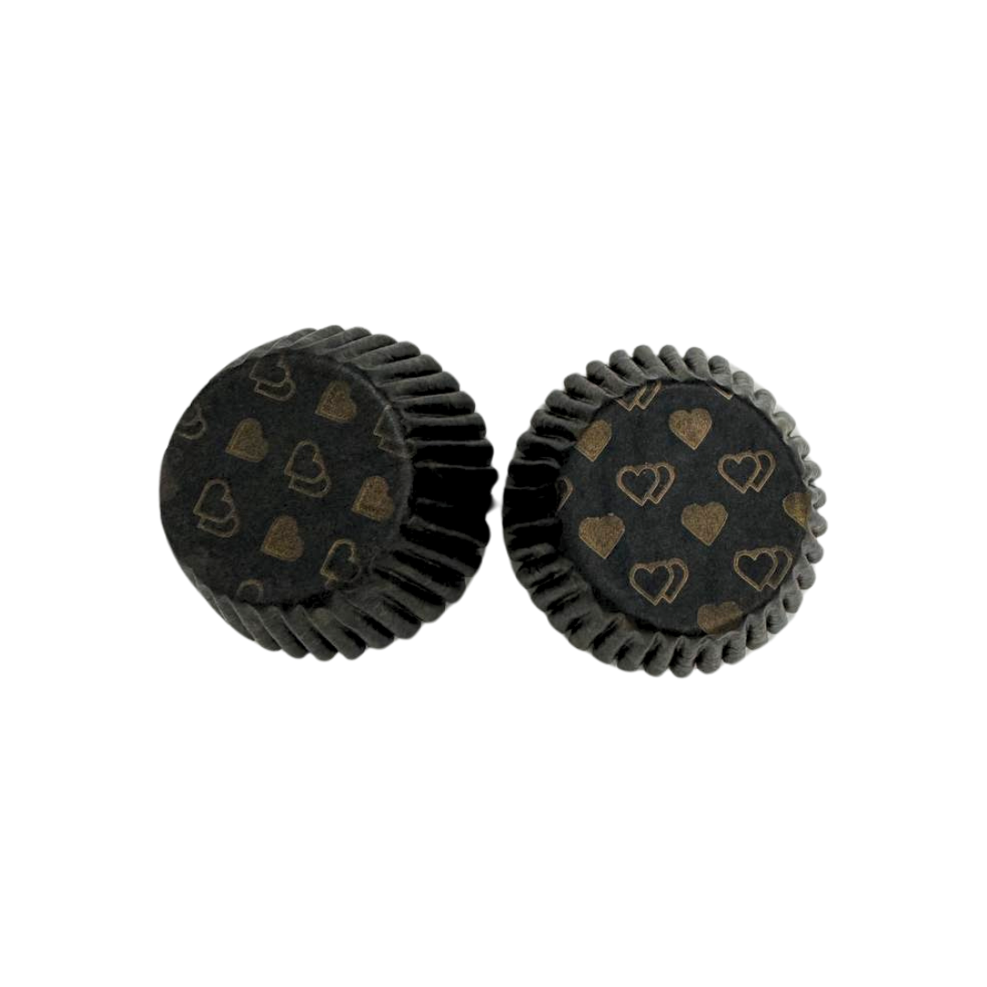 6CM Glassine Paper Cup (GOLD HEART)