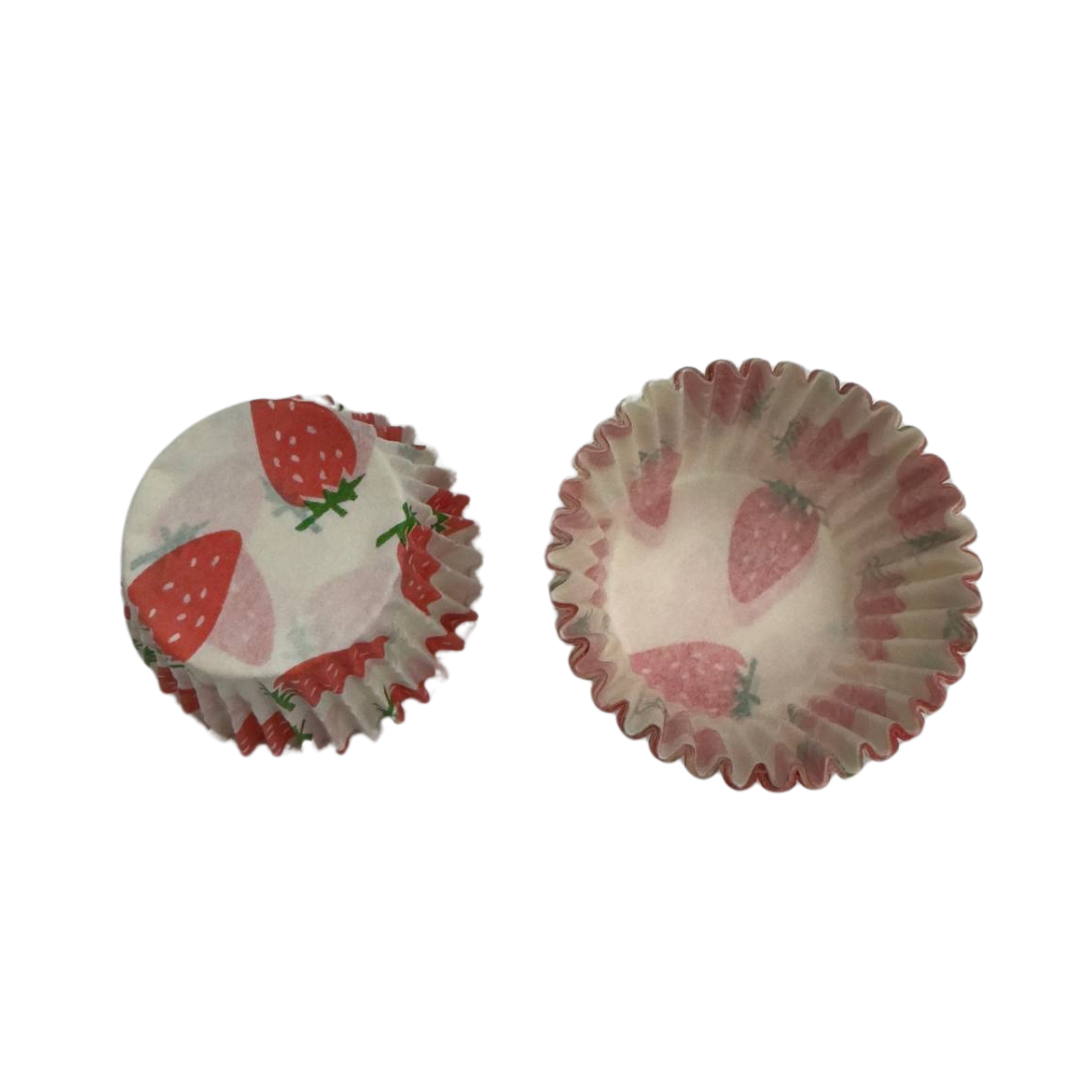 7.5CM Greaseproof Paper Cup (Strawberry)