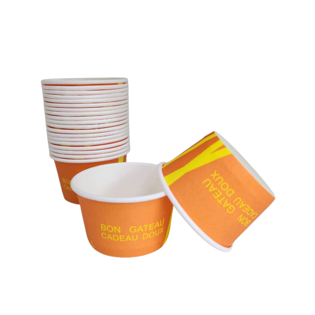 38/30 PRINTED PAPER CUP (ORANGE)