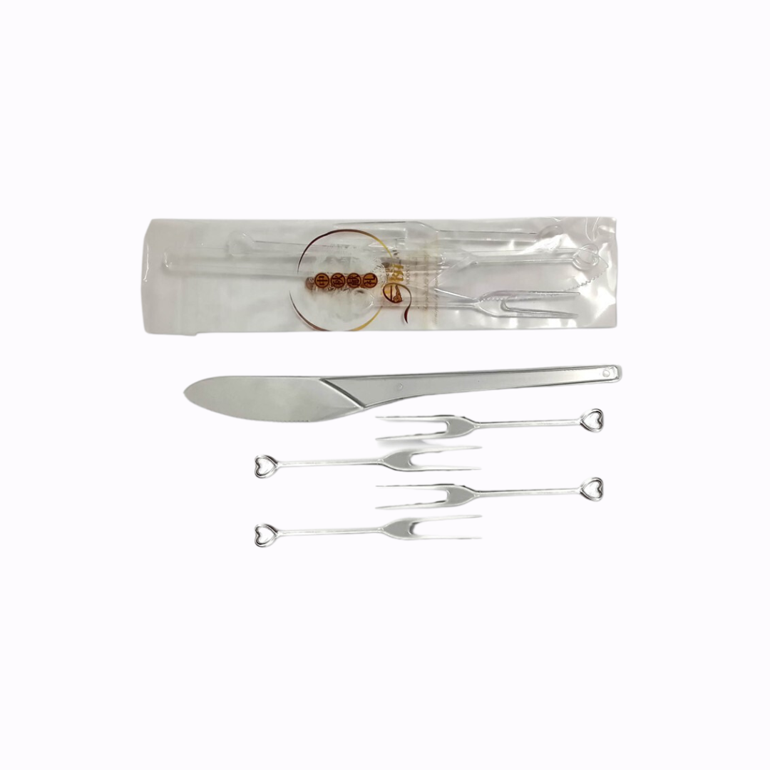 Moon Cake 1 Knife + 4 Fork