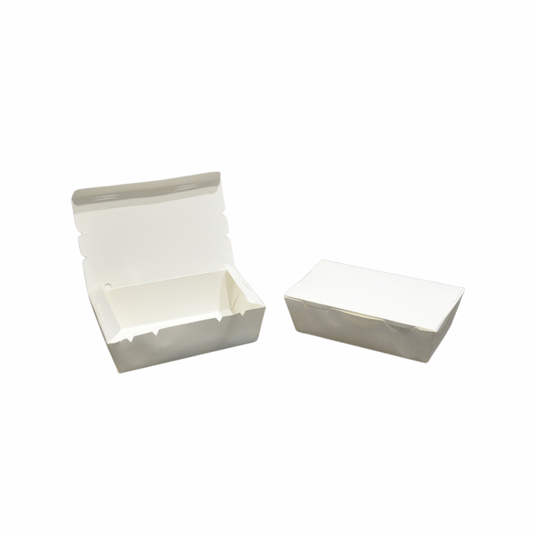Paper Lunch Box Medium - White