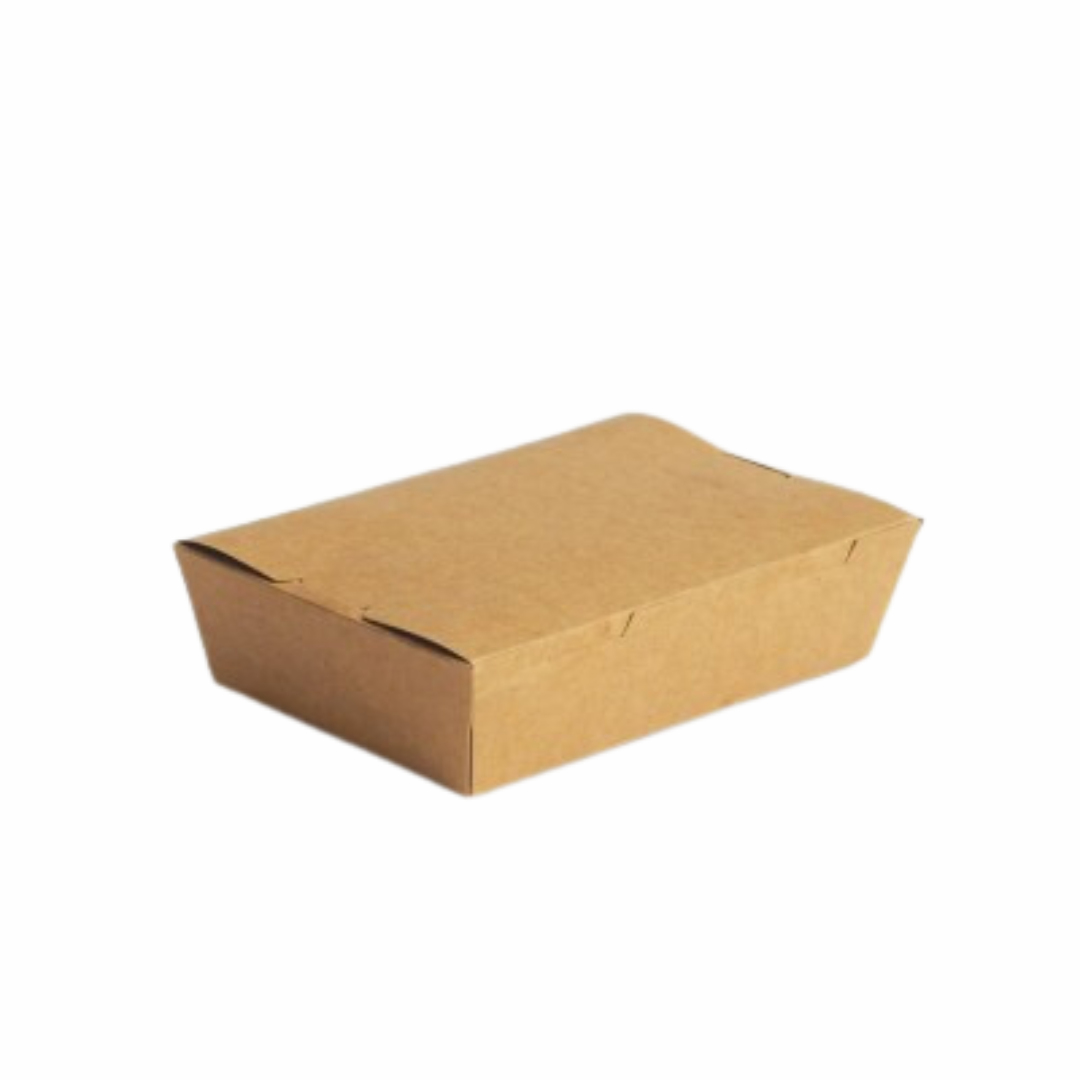 Paper Lunch Box Medium - Brown