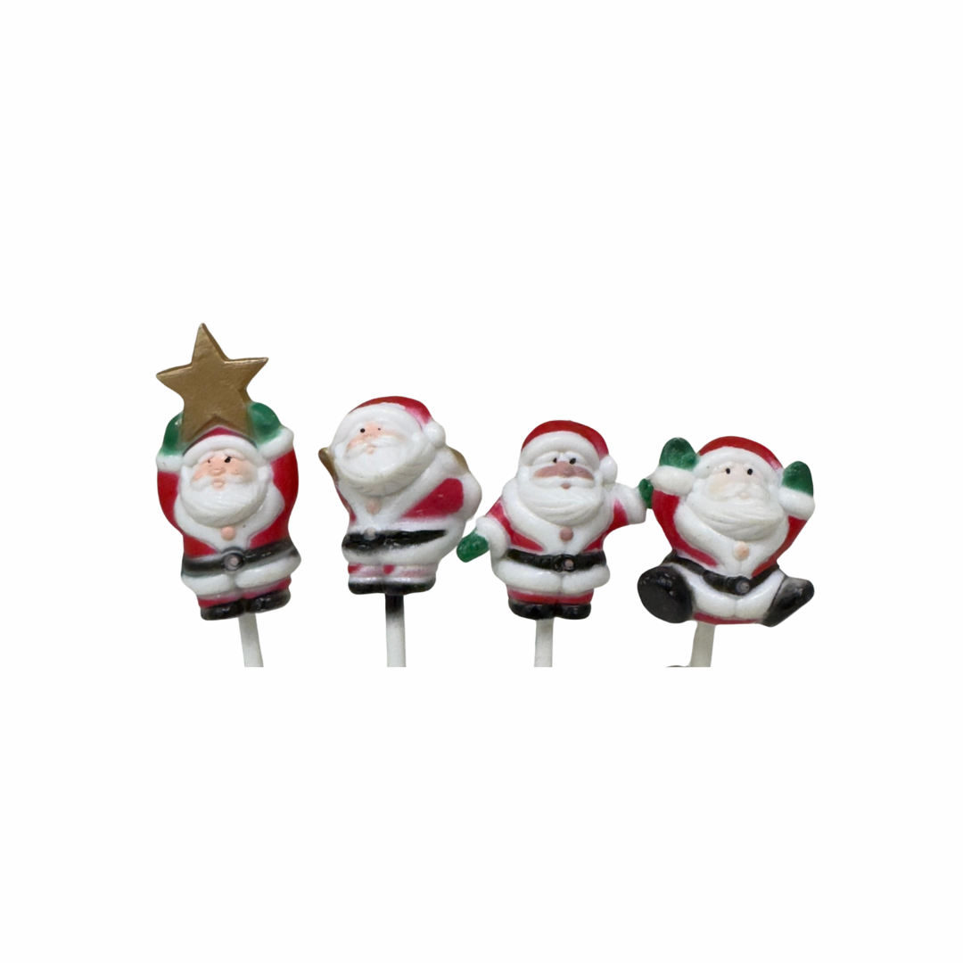 Santa 6pcs Gold Star